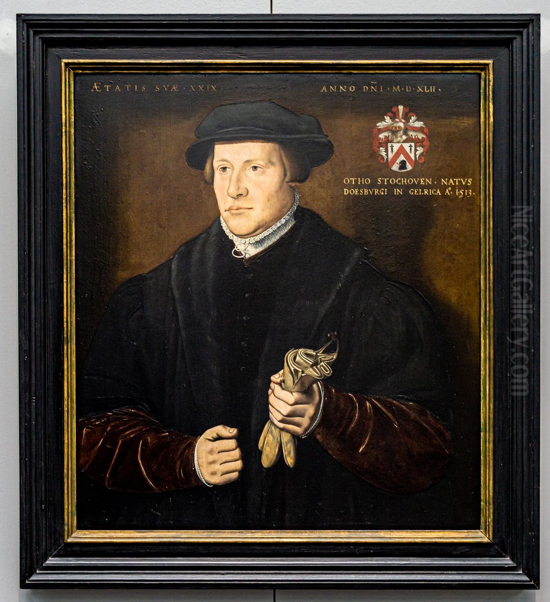 Portret van Otho Stochoven Oil Painting by Ambrosius Benson