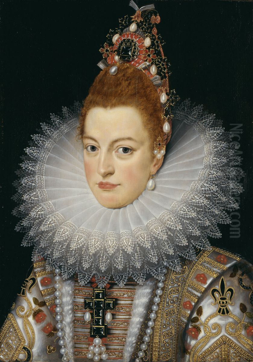 Portrait of Archduchess Isabella Oil Painting by Frans Pourbus the younger