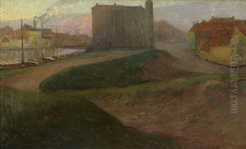 Brugge de dode, Brugge de nieuwe Oil Painting by Gustave De Smet