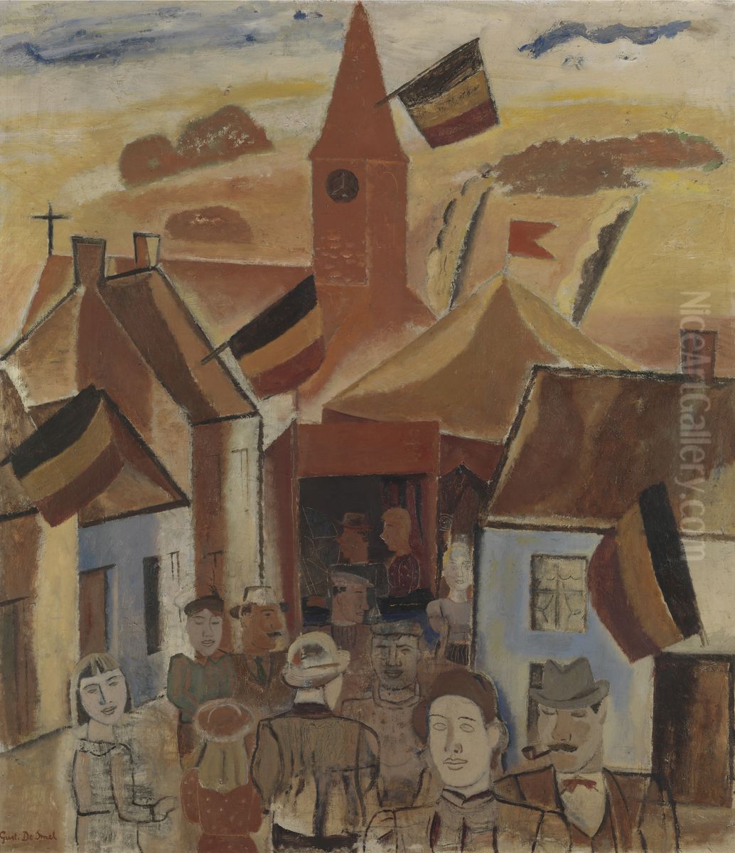 Dorpskermis Oil Painting by Gustave De Smet