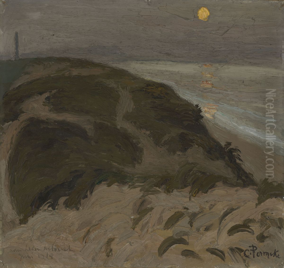 Dunes Oil Painting by Constant Permeke