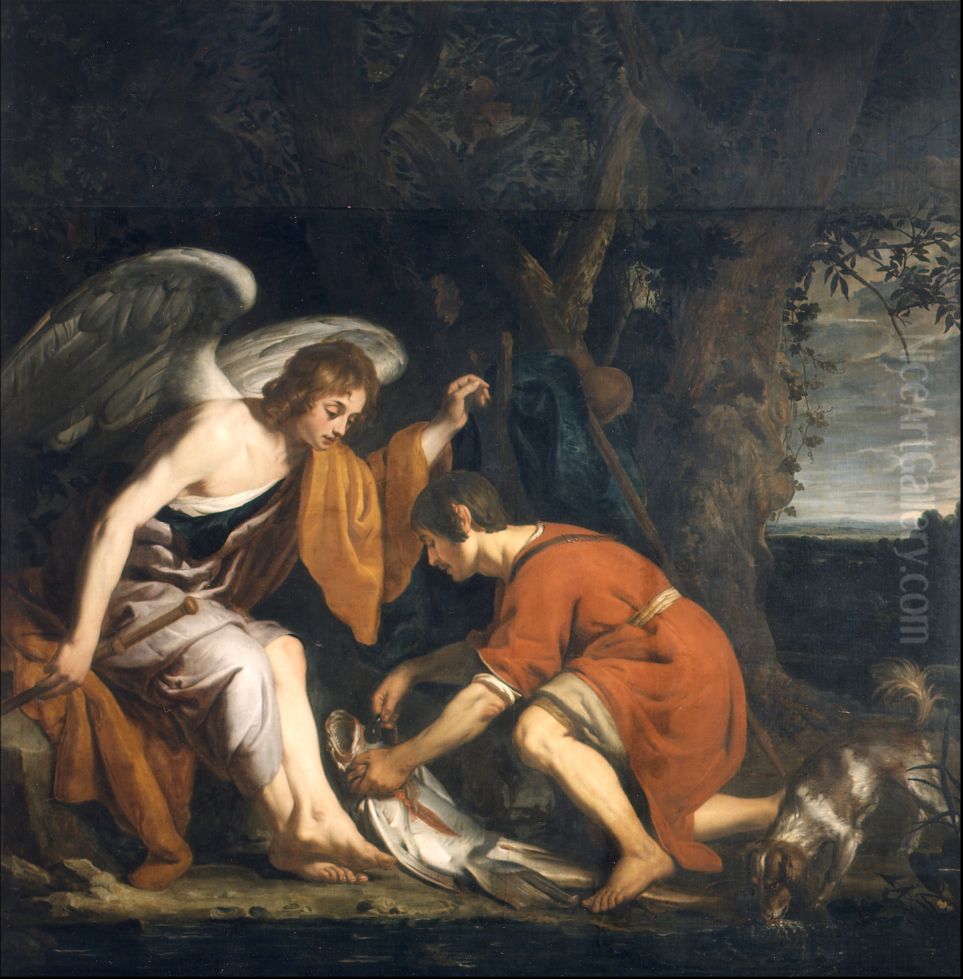 Tobias and the Angel Oil Painting by Gaspar De Crayer