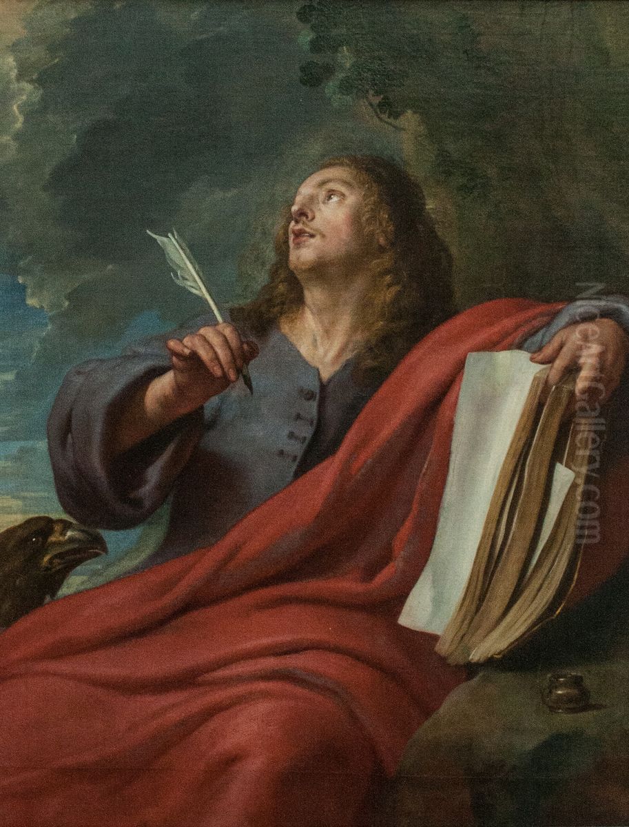 St John on Patmos Oil Painting by Gaspar De Crayer