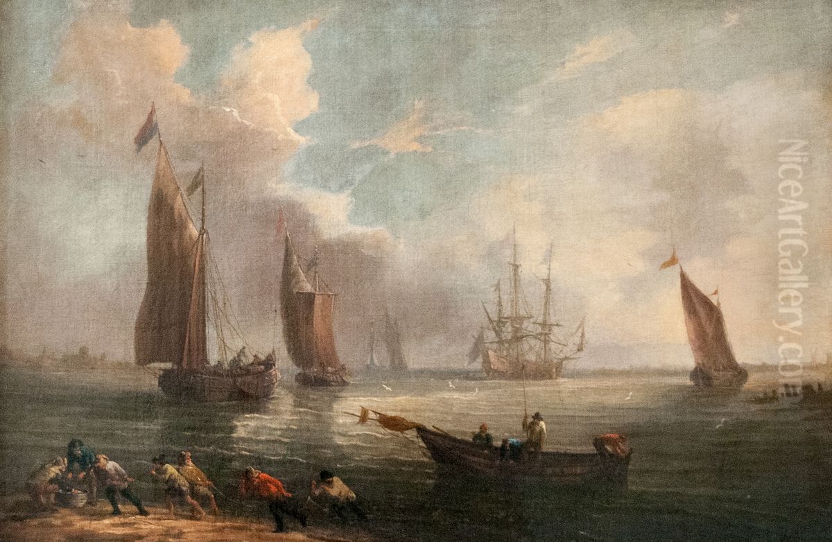 Seascape Oil Painting by Pieter Bout