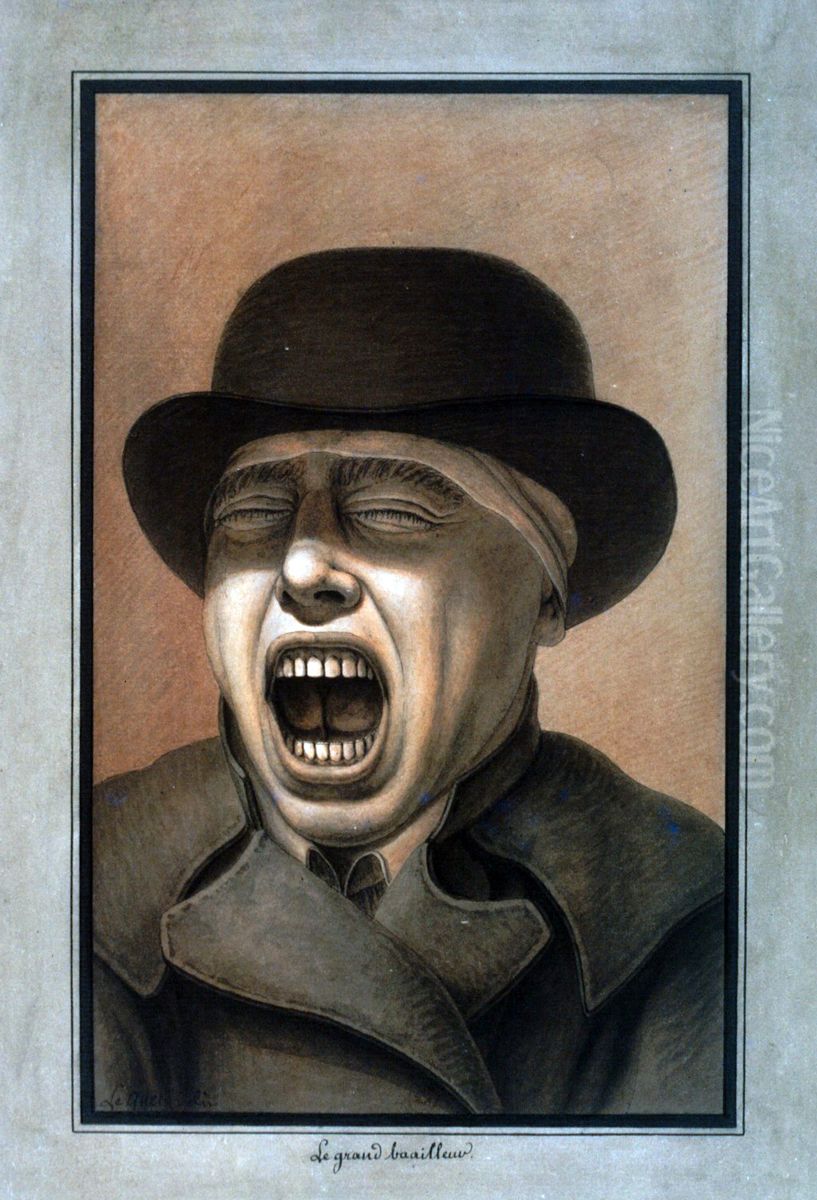 Le grand baailleur[sic] Oil Painting by Jean-Jacques Lequeu