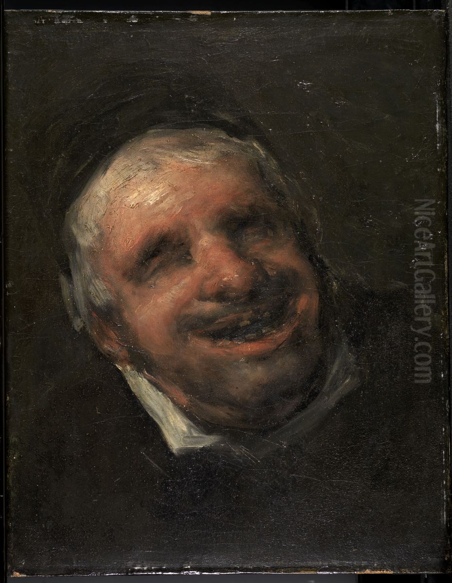 El tio Paquete Oil Painting by Francisco Goya Fuendetodos