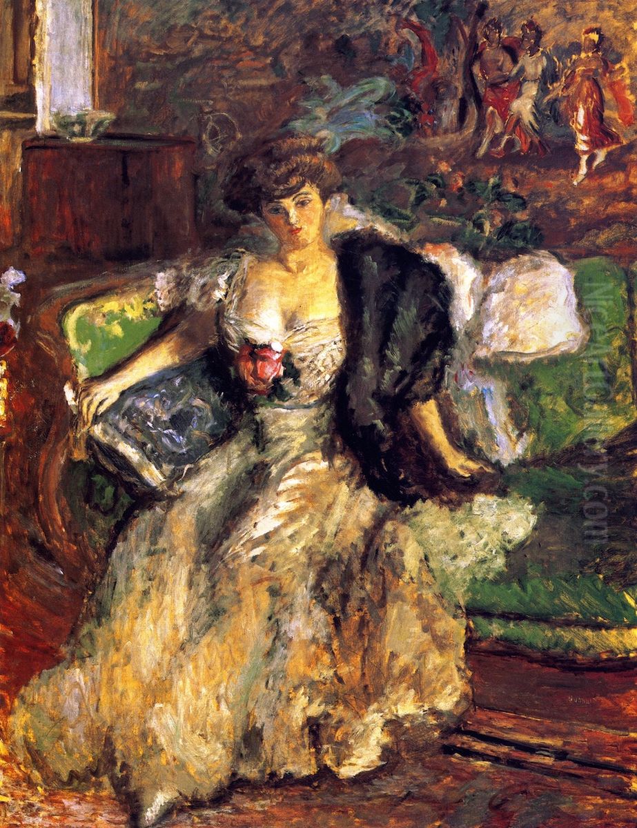 Misia Godebska Oil Painting by Pierre Bonnard