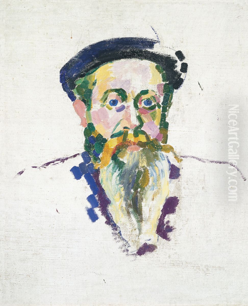 Portrait of Dr. Piraz Oil Painting by Robert Delaunay