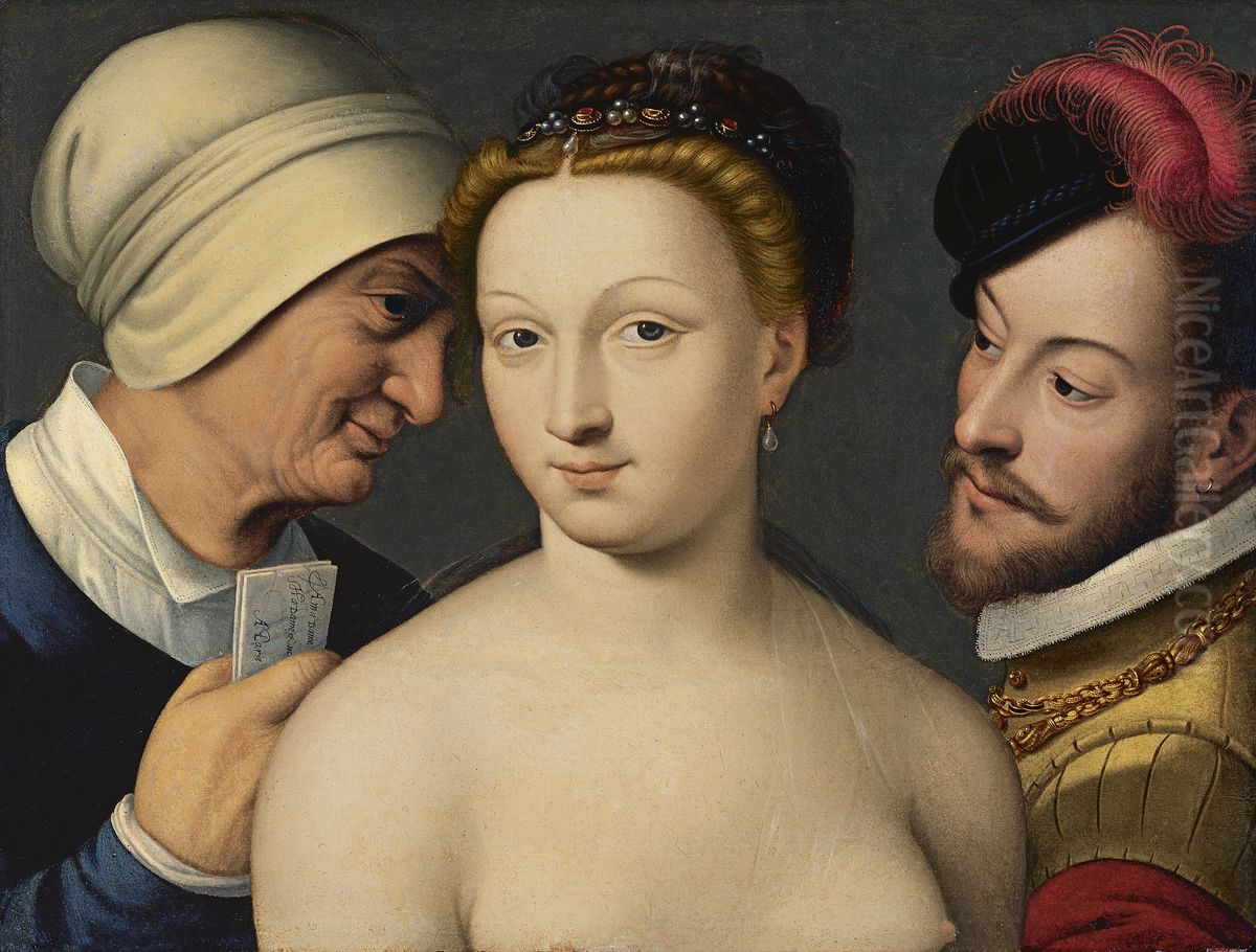 Billet doux Oil Painting by Francois Clouet