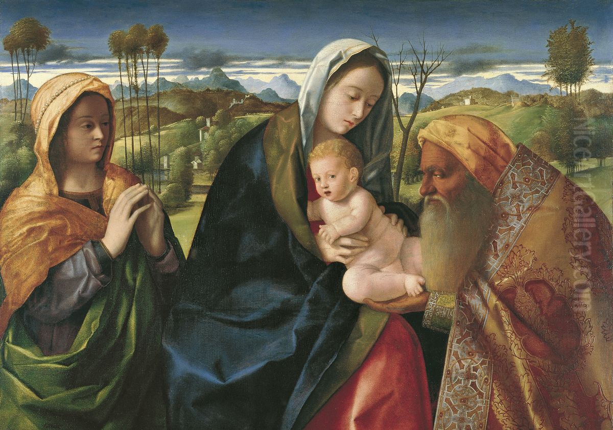 Nunc Dimittis Oil Painting by Giovanni Bellini