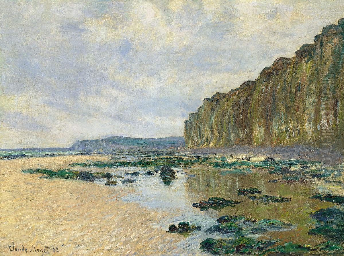 Marea baja en Varengeville Oil Painting by Claude Oscar Monet
