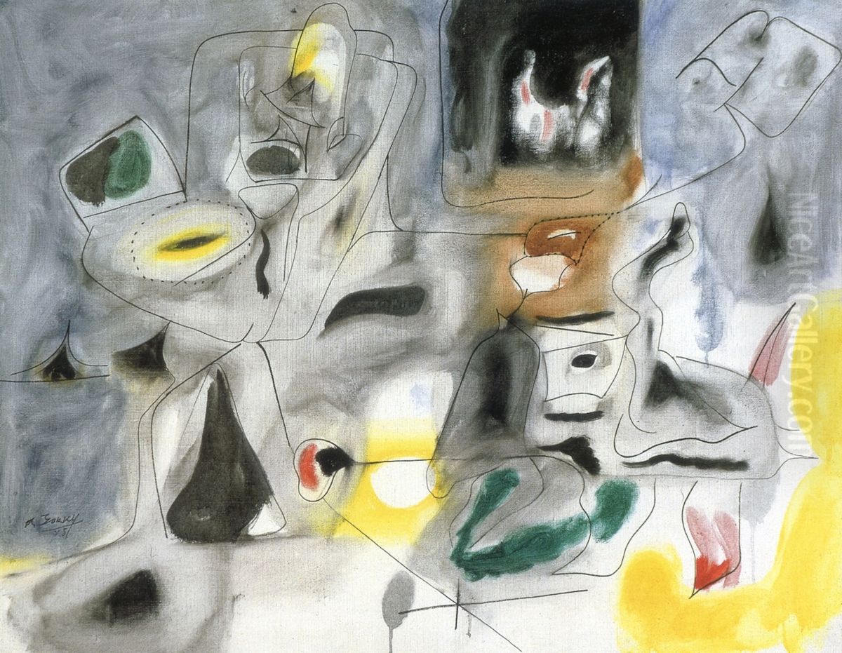 Good Hope Road II Oil Painting by Arshile Gorky