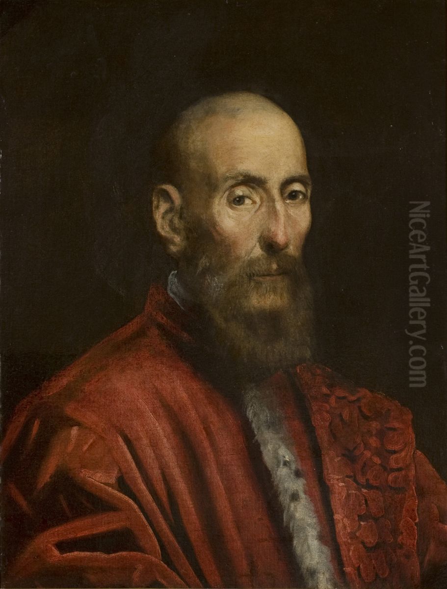 Portrait of a Senator Oil Painting by Jacopo Tintoretto