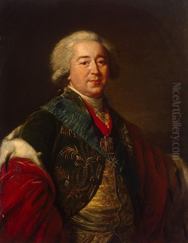 Portrait of PrinceAlexander Kurakin Oil Painting by Elisabeth Louise Vigee Le Brun