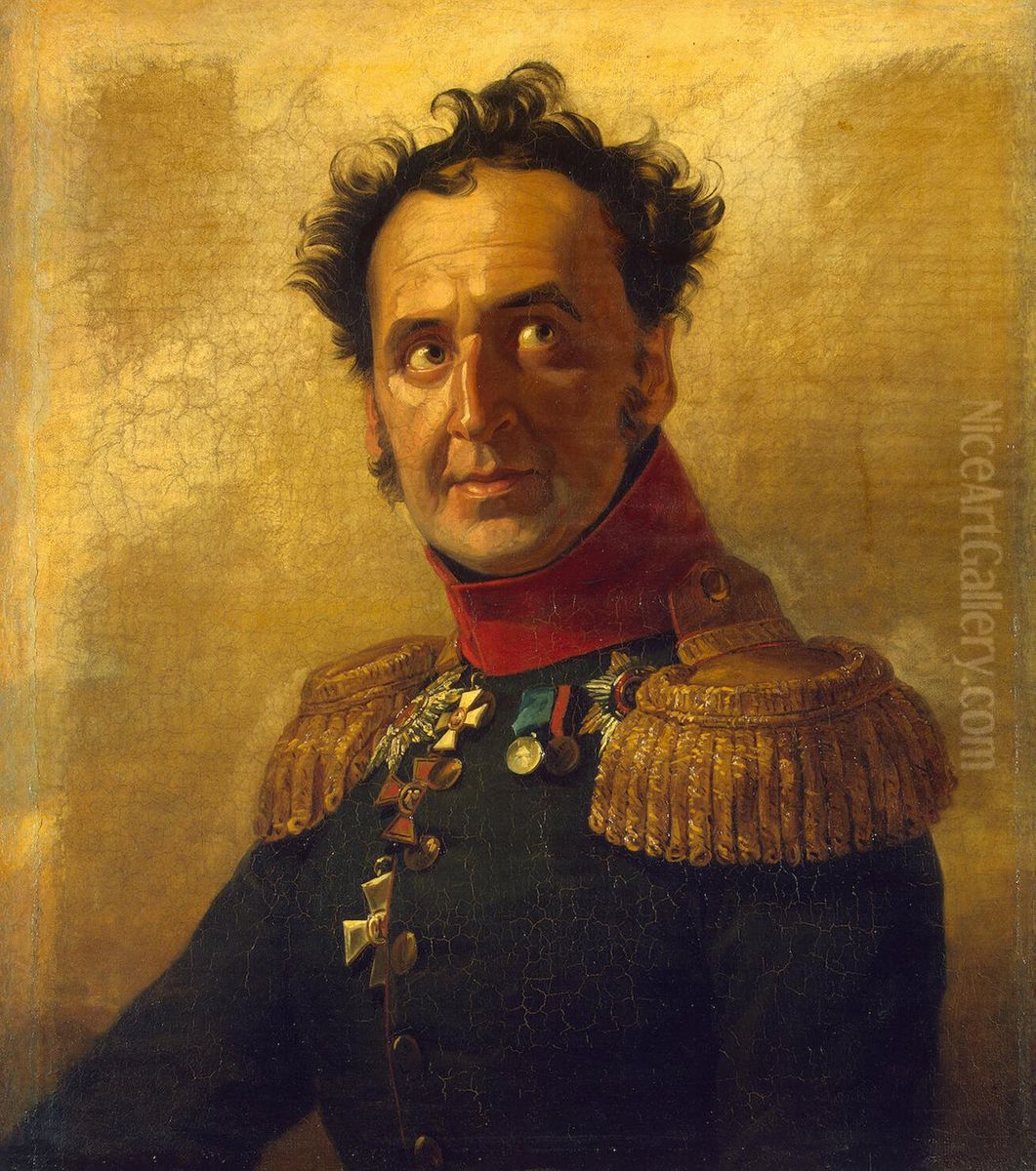 Portrait of Fyodor I. Talyzin (1773-1844) (1st) Oil Painting by George Dawe