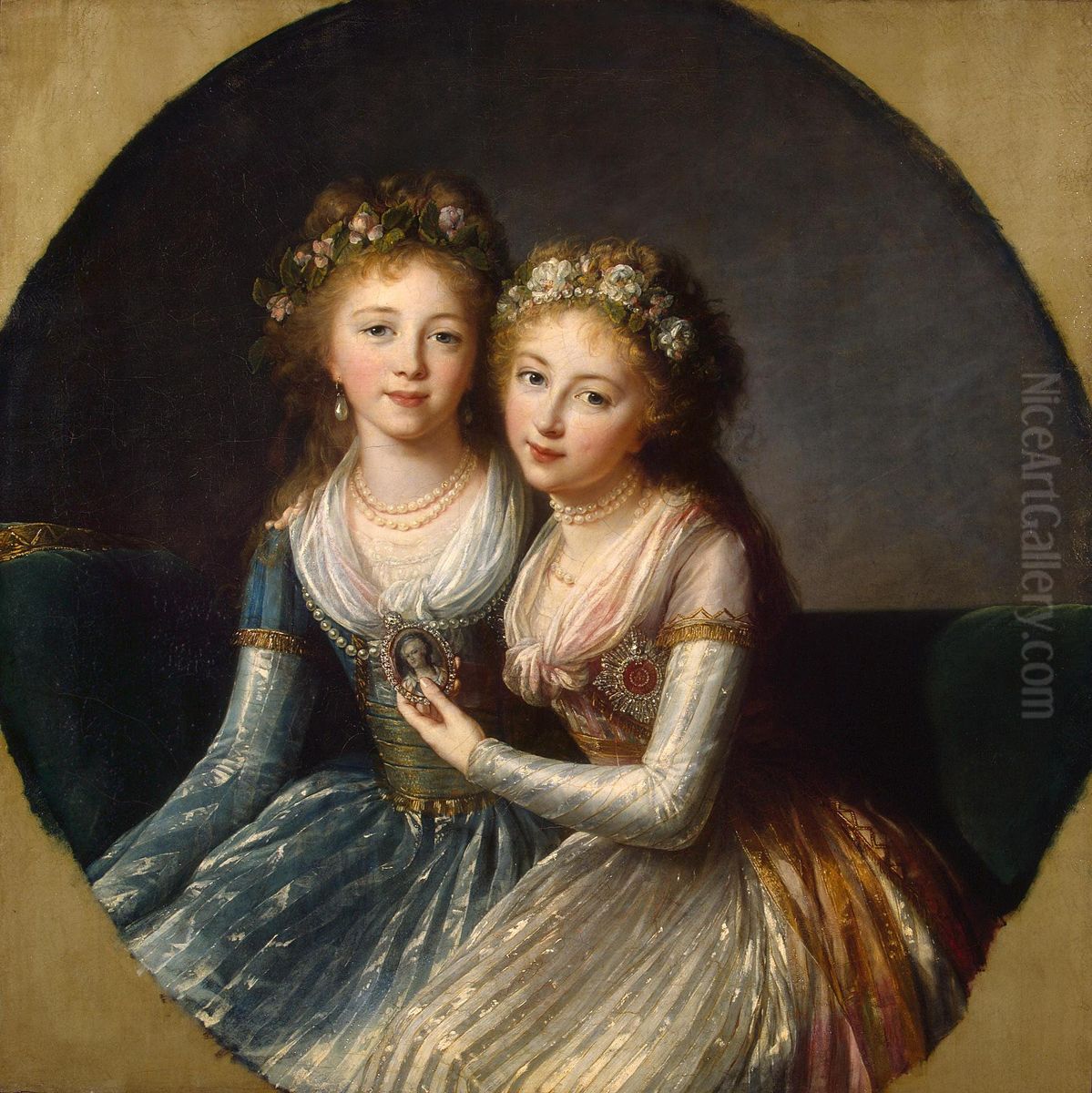 Portret docerej imperatora Pavla I Oil Painting by Elisabeth Louise Vigee Le Brun