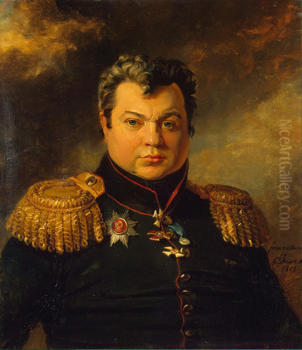 Gavriil Petrovich Veselitsky (10.07.1774 - 30.09.1829), Russian general Oil Painting by George Dawe