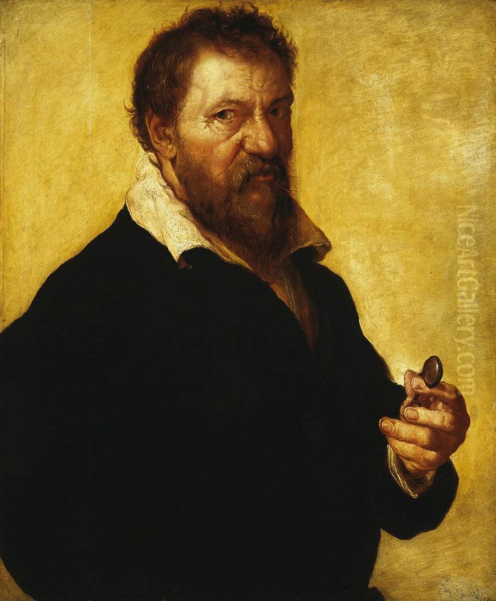 Self-portrait Oil Painting by Lambert Lombard
