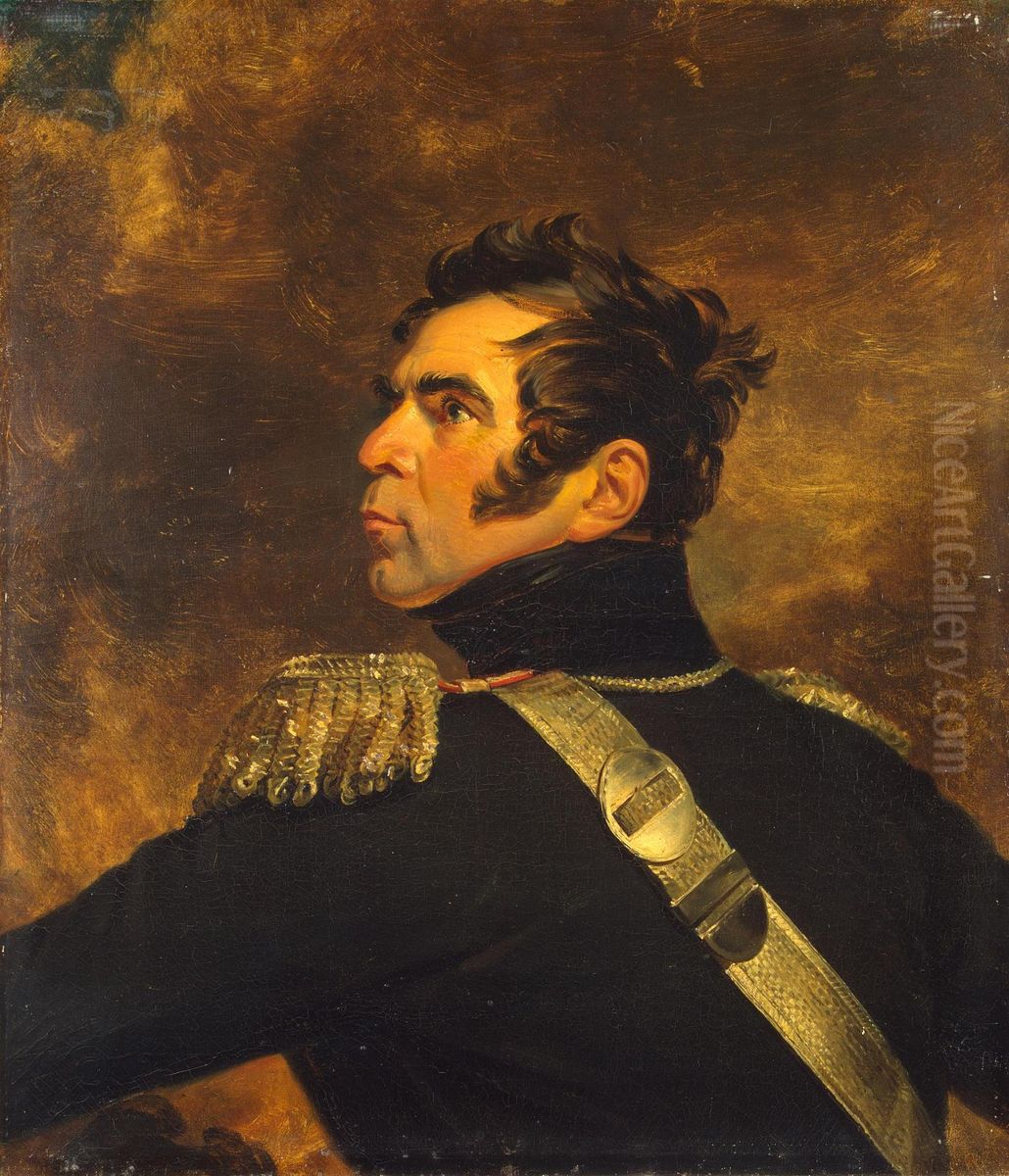 Portrait of Vasily V. Yeshin (1771-1825) Oil Painting by George Dawe