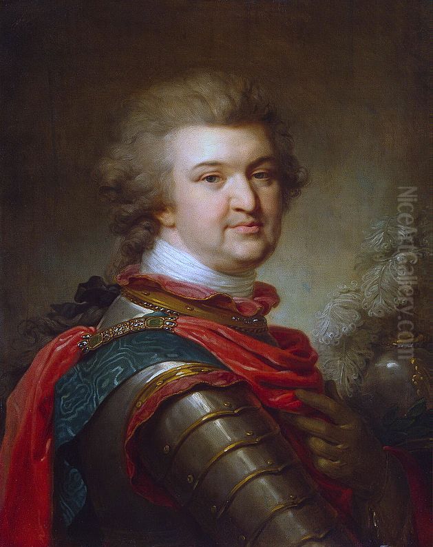 Portrait of Prince Grigory Potyomkin-Tavrichesky Oil Painting by Johann Baptist von Lampi the Elder