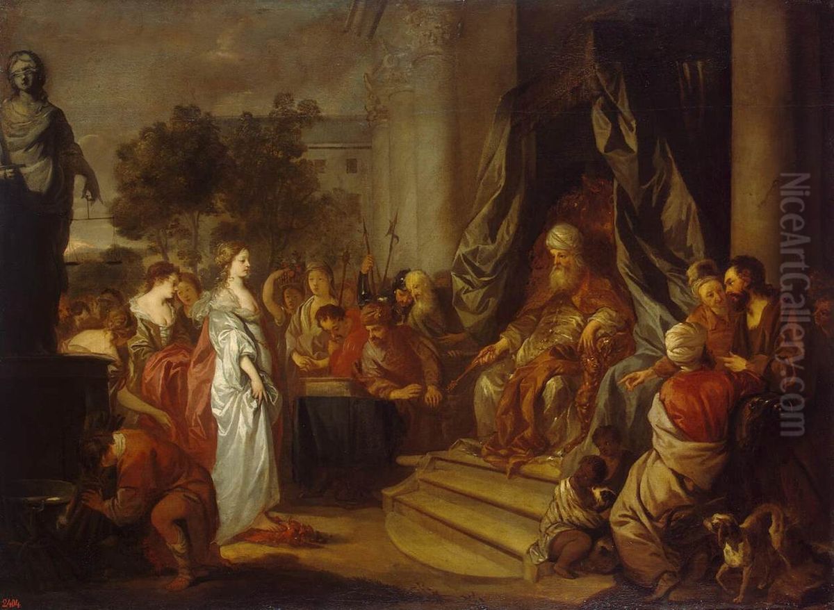 Trial by Fire Oil Painting by Peter Lely