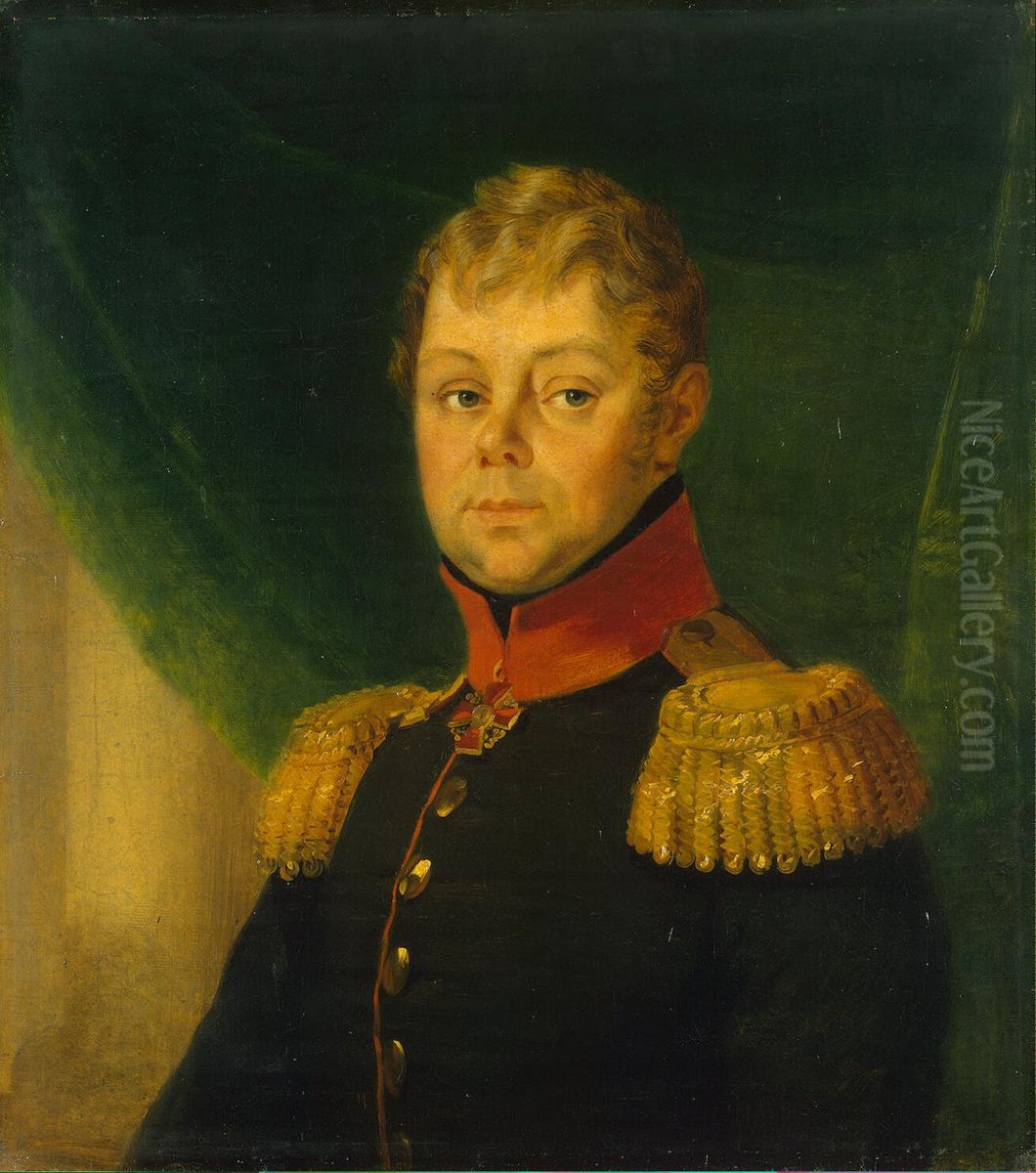 Portrait of Fyodor V. Nazimov (1764-1827) Oil Painting by George Dawe