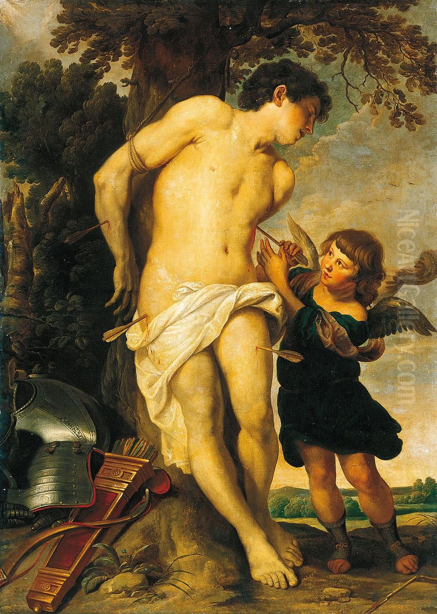 St Sebastian Oil Painting by Gerard Seghers