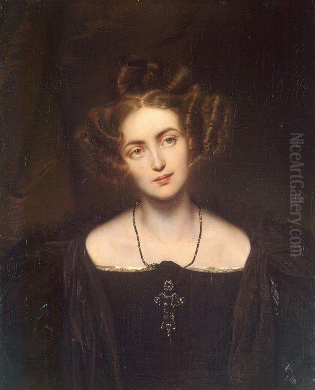 Portrait of Henriette Sontag Oil Painting by Paul Delaroche