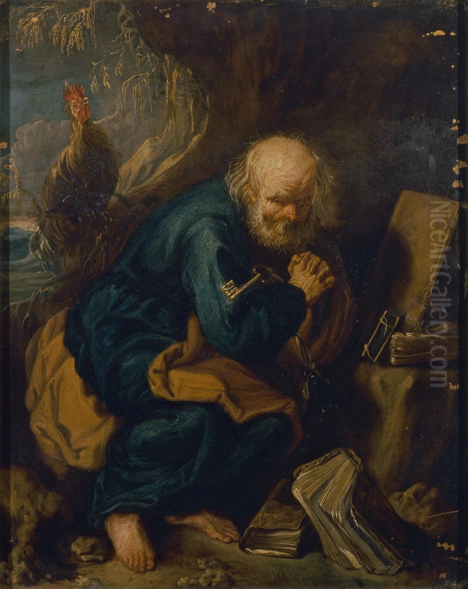 Sint Pieter Oil Painting by Simon de Vos