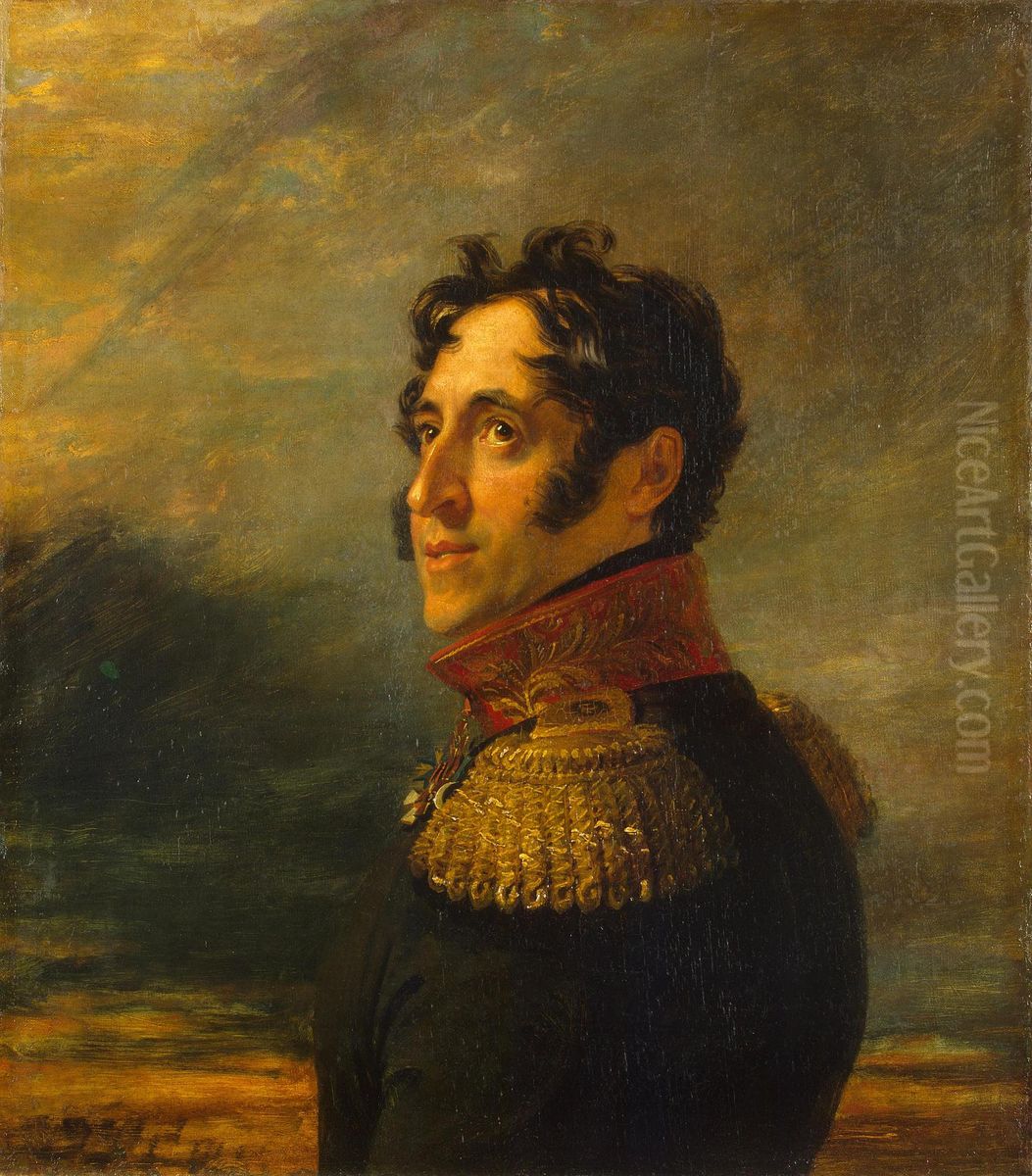 Portrait of Ivan N. Durnovo (1784-1850) Oil Painting by George Dawe