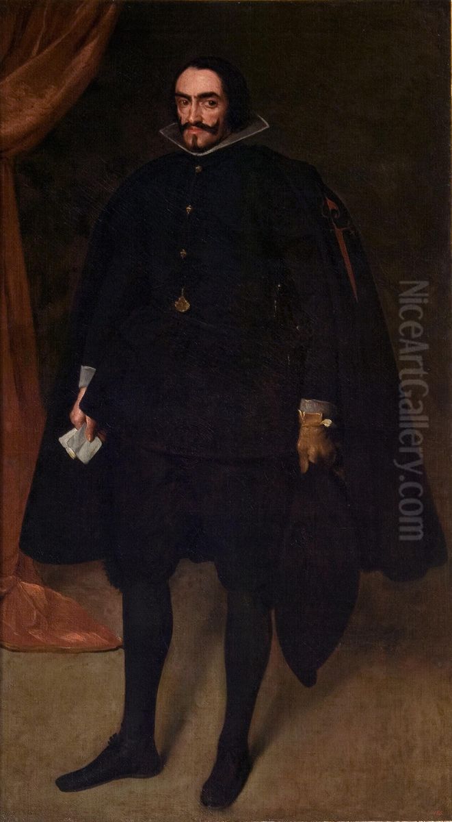 Portrait of a Knight of the Order of Santiago Oil Painting by Juan de Pareja