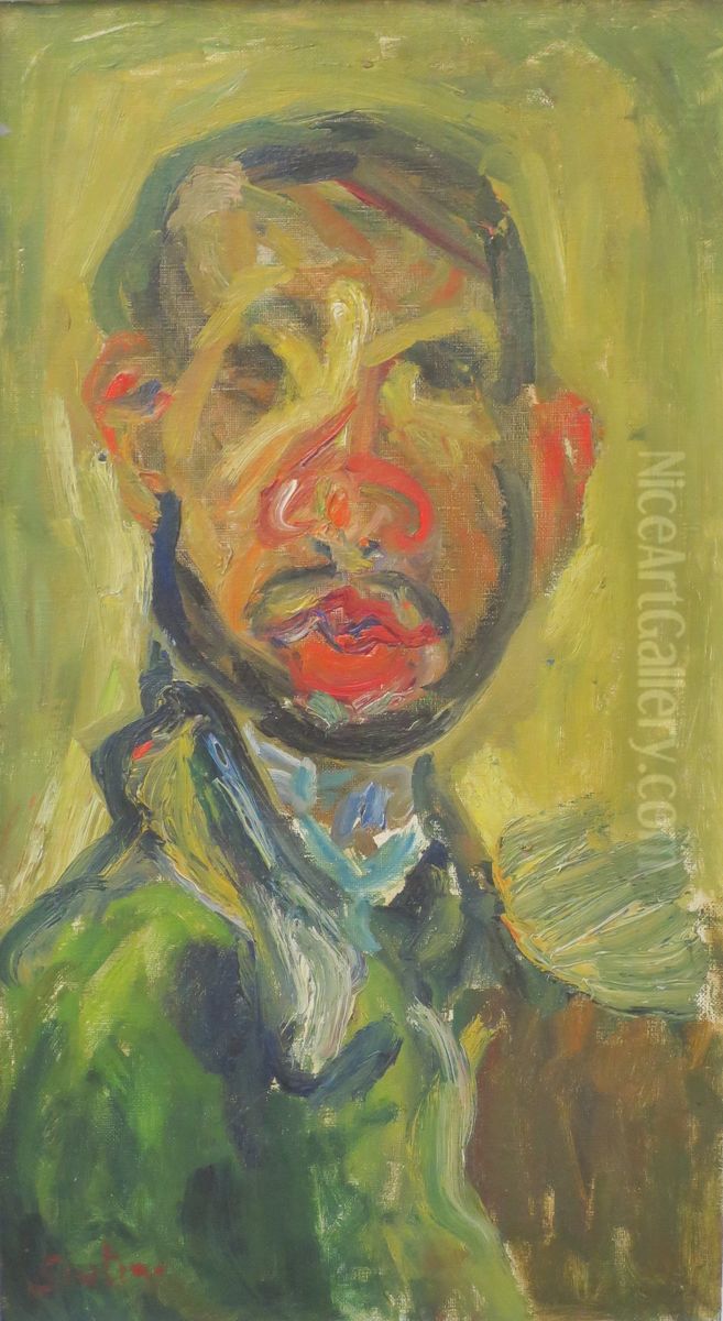 Self-Portrait Oil Painting by Chaim Soutine