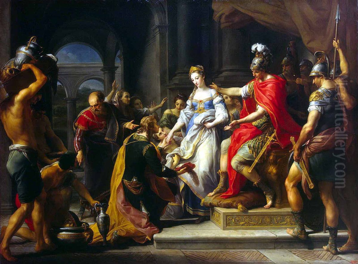 Continence of Scipio Oil Painting by Pompeo Batoni