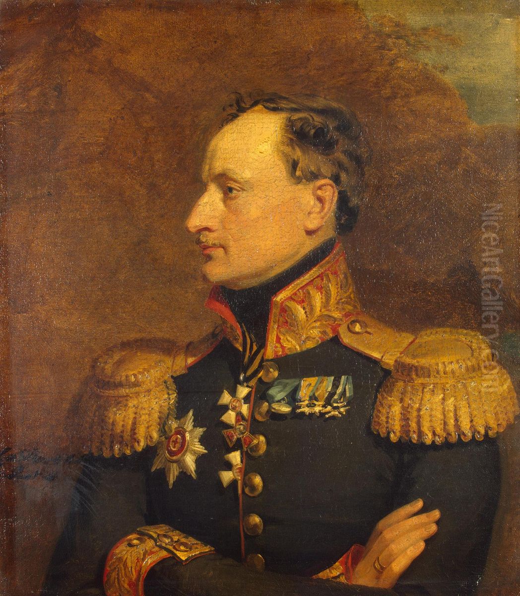 Portrait of Konstantin Kh. von Benckendorf (1785-1828) (2nd) Oil Painting by George Dawe