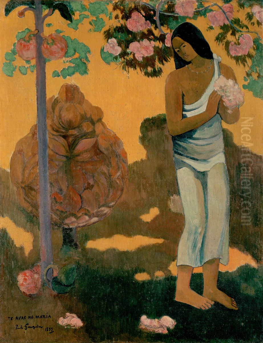 The Month of Mary Oil Painting by Paul Gauguin