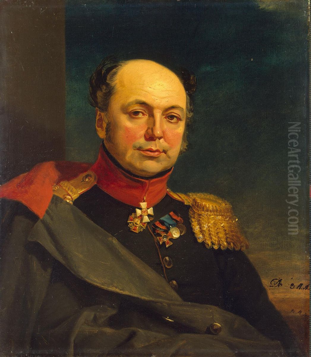 Portrait of Alexey V. Voyeykov (1778-1825) Oil Painting by George Dawe