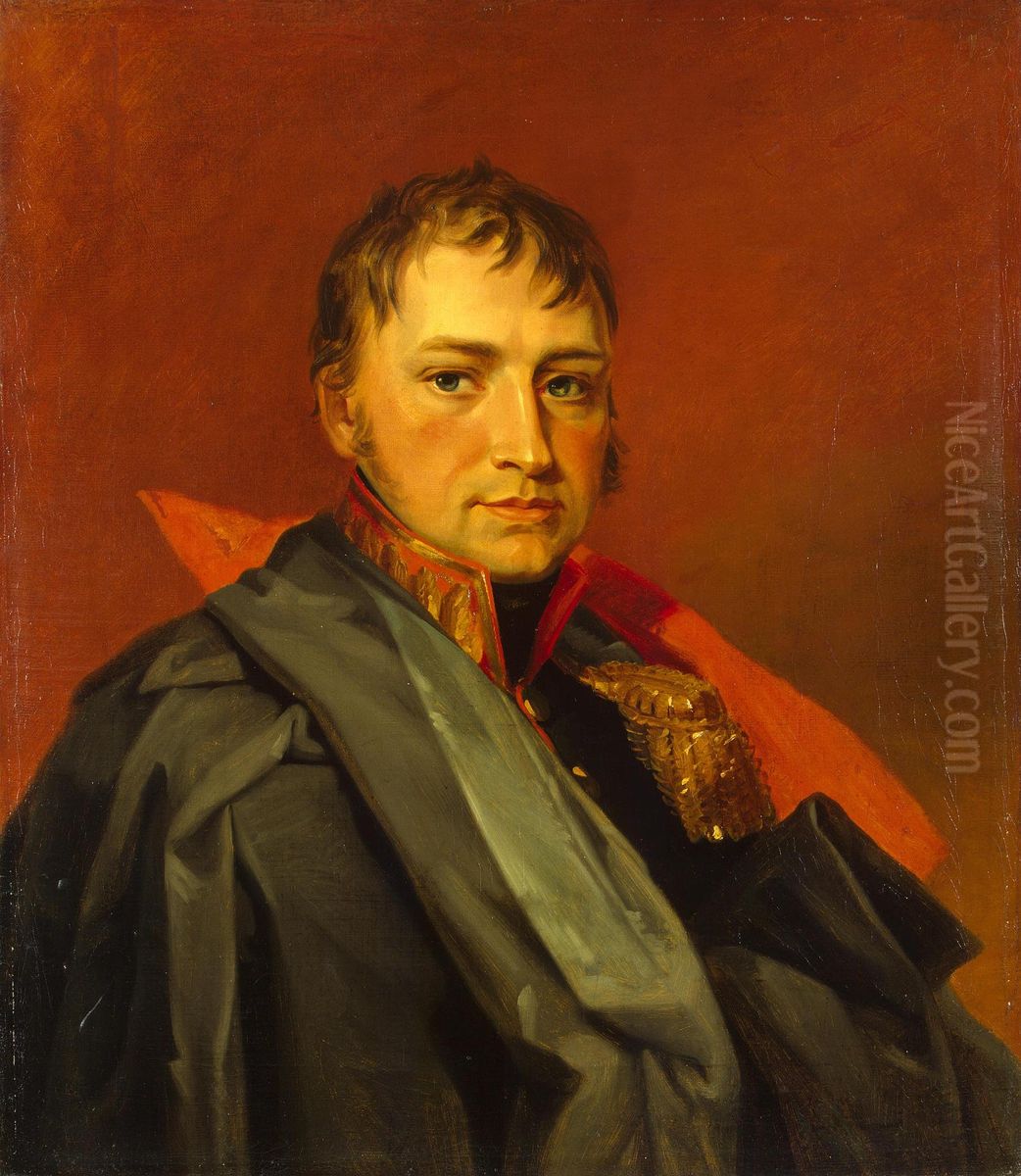 Portrait of Otto I. Buchholtz (1770- after 1820) Oil Painting by George Dawe