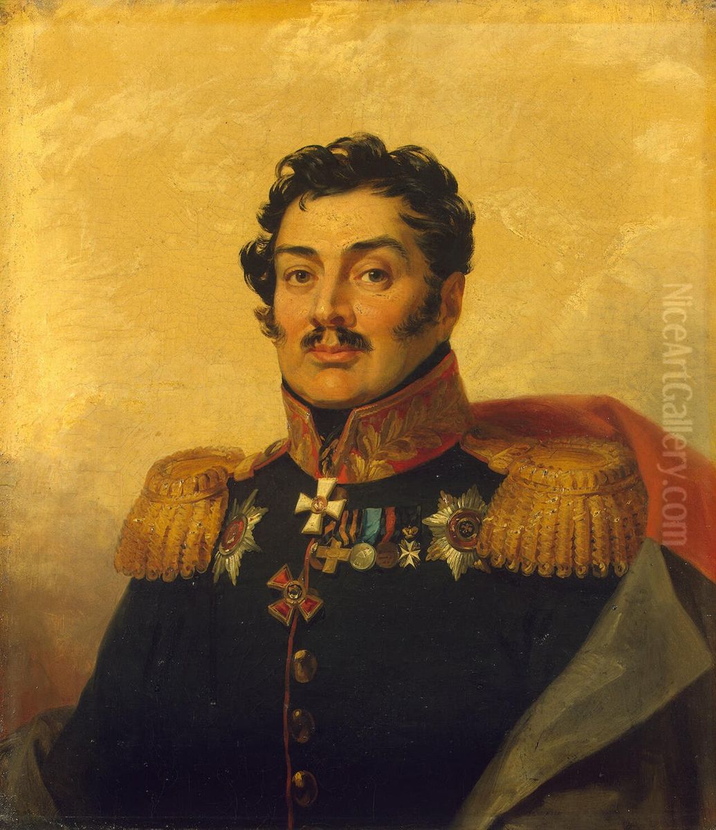 Portrait of Dmitry D. Shepelev (1771-1841) Oil Painting by George Dawe