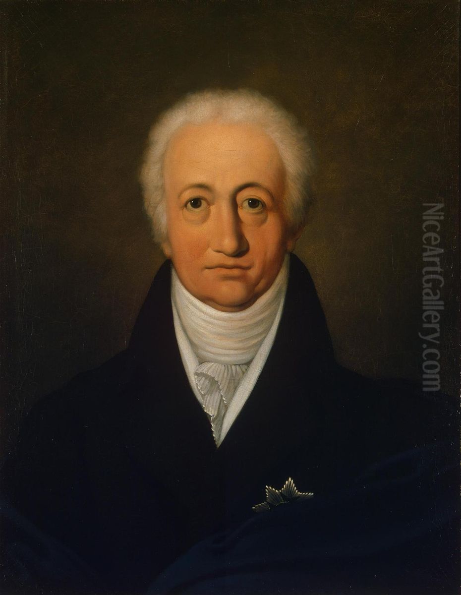 Portrait of Johann Wolfgang Goethe Oil Painting by Ferdinand Jagemann
