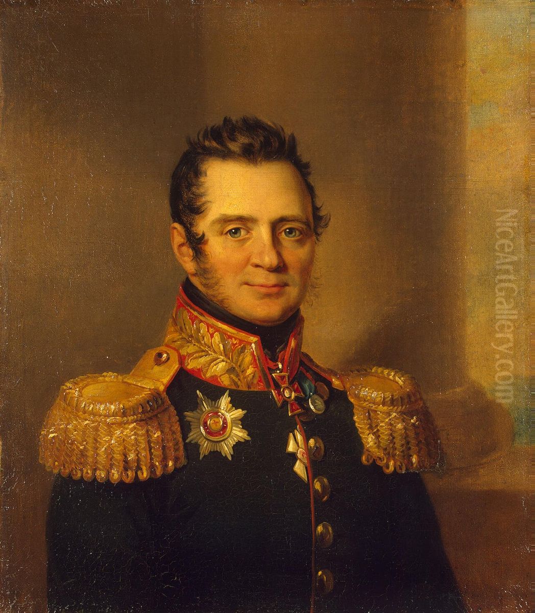 Portrait of Alexander P. Urusov (1768-1835) Oil Painting by George Dawe