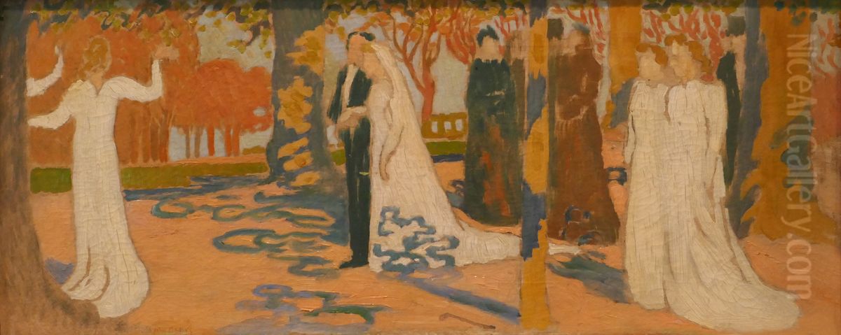 Wedding Procession Oil Painting by Maurice Denis