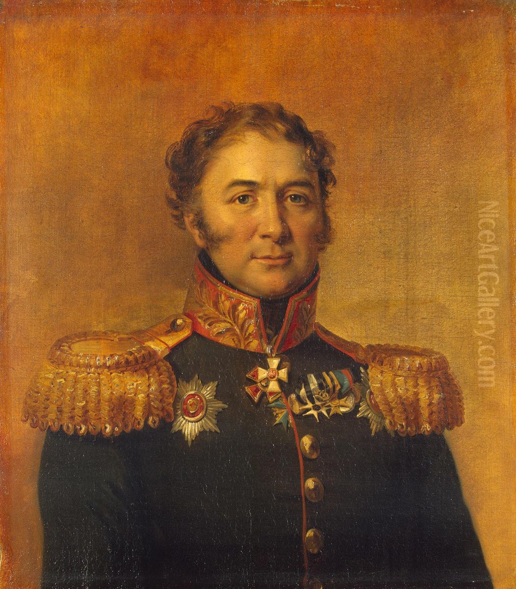 Portrait of Nikolai V. Dekhteryov (1775-1831) Oil Painting by George Dawe
