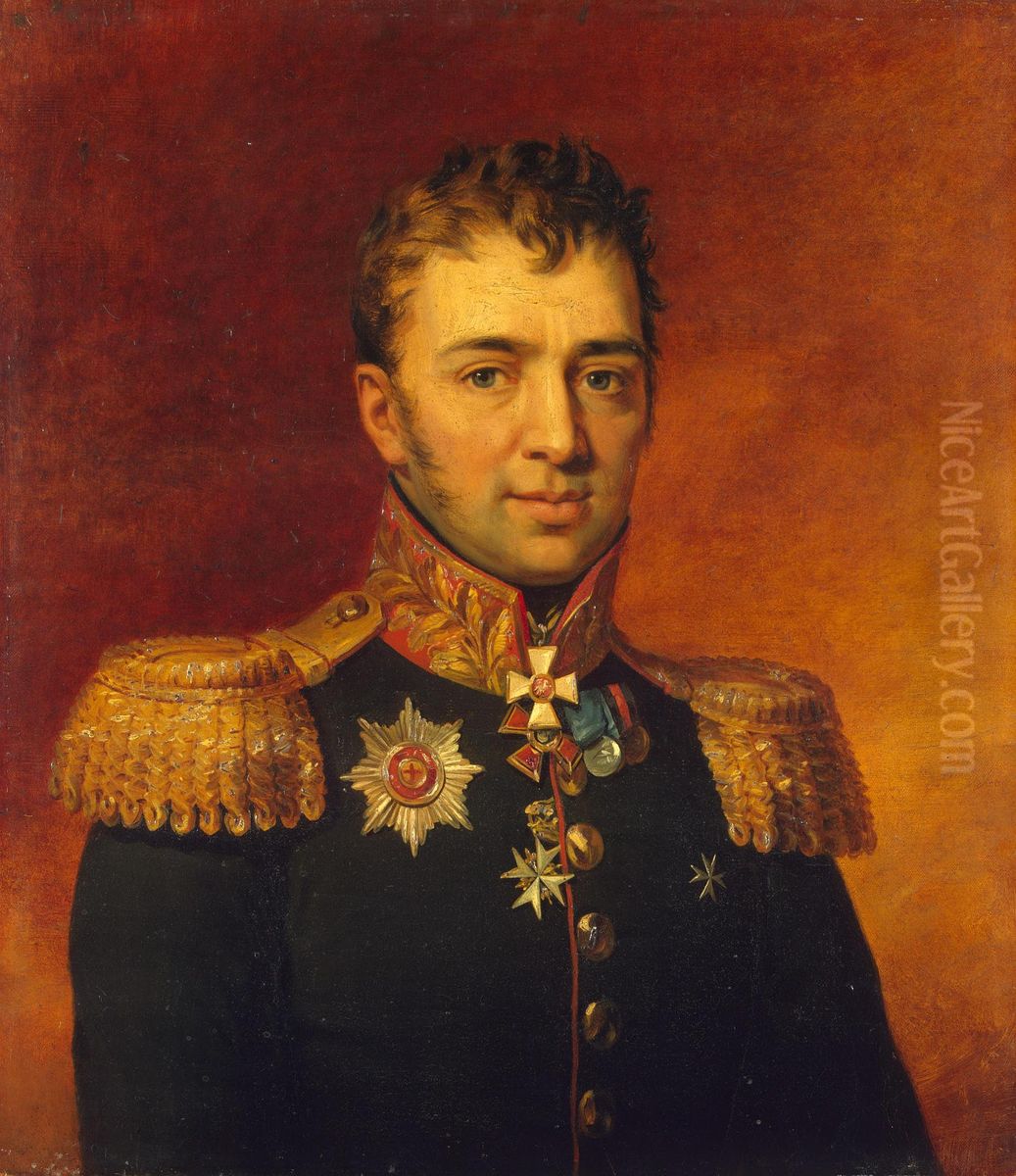 Portrait of Pyotr G. Likhachov (1758-1813) Oil Painting by George Dawe