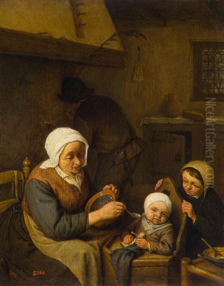 [1] Oil Painting by Adriaen van Ostade