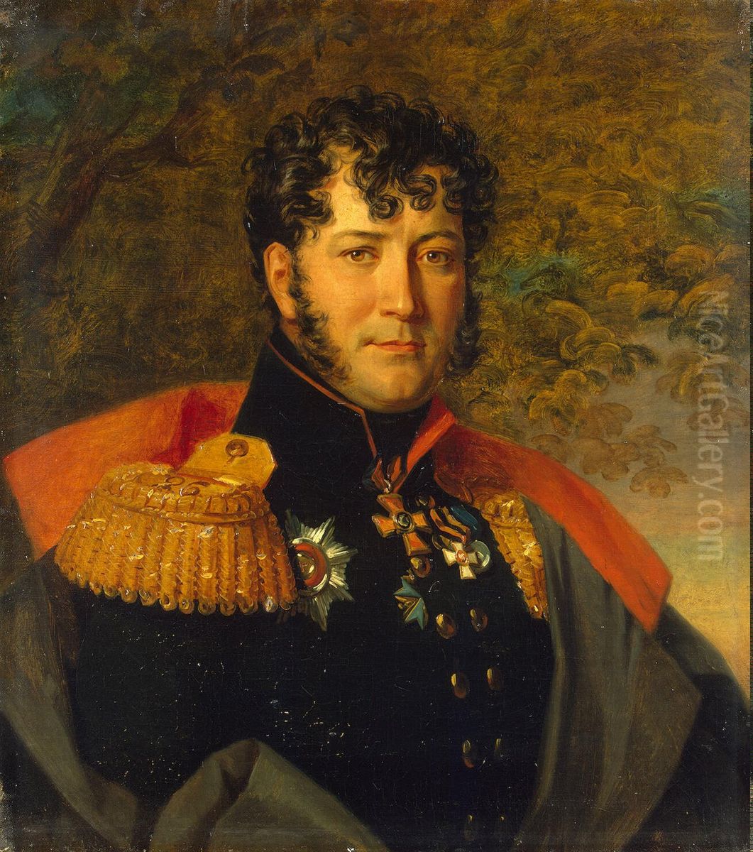 Portrait of Fyodor G. Gogel (1775-1827) Oil Painting by George Dawe