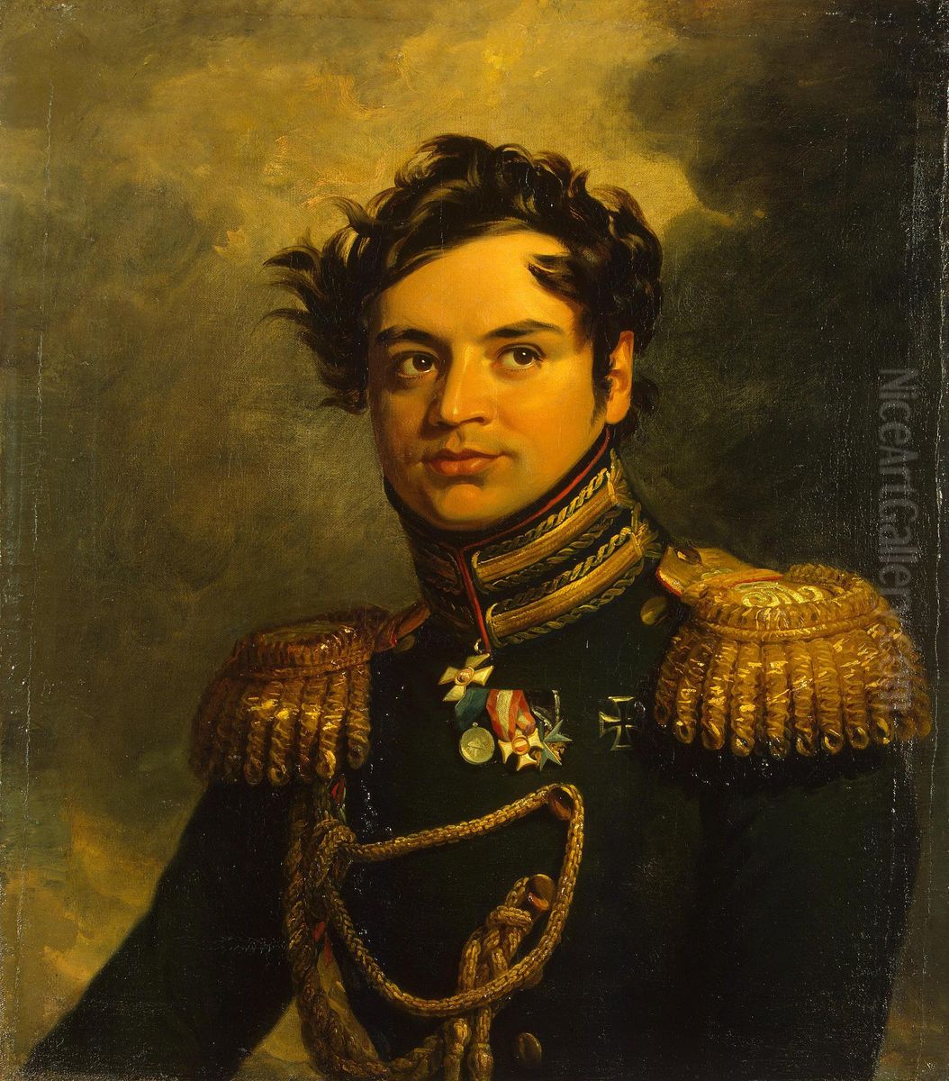 Portrait of Yakov A. Potyomkin (1781-1831) Oil Painting by George Dawe