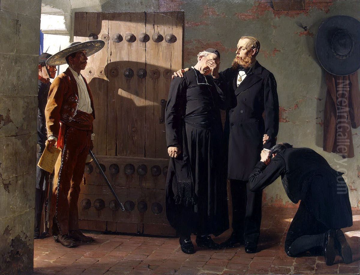 Emperor Maximilian of Mexico before the Execution Oil Painting by Jean-Paul Laurens