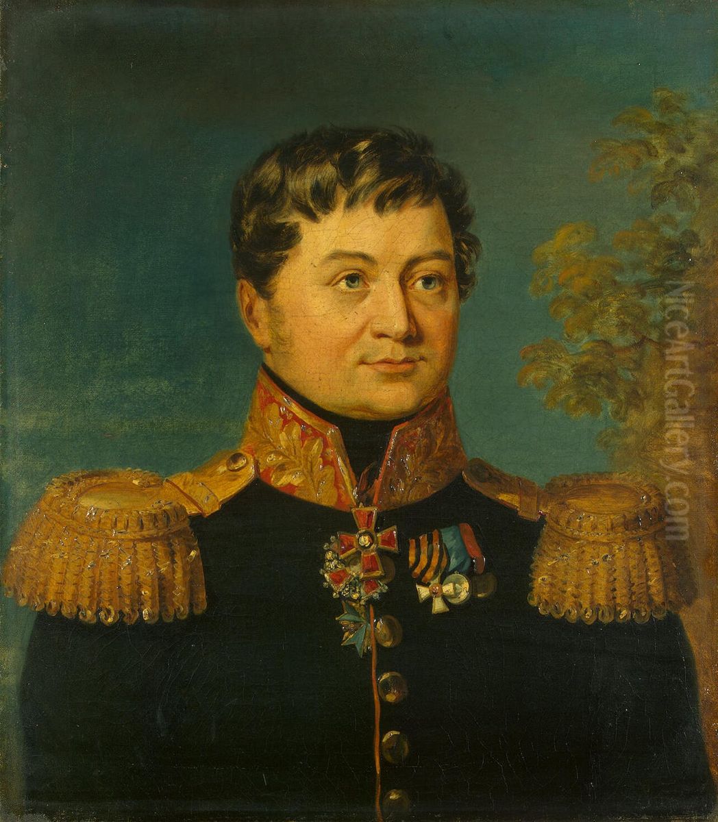 Portrait of Andrey P. Turchaninov (1779 -1830) (2nd) Oil Painting by George Dawe