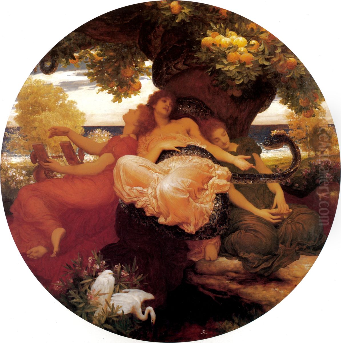 The Garden of the Hesperides Oil Painting by Lord Frederick Leighton