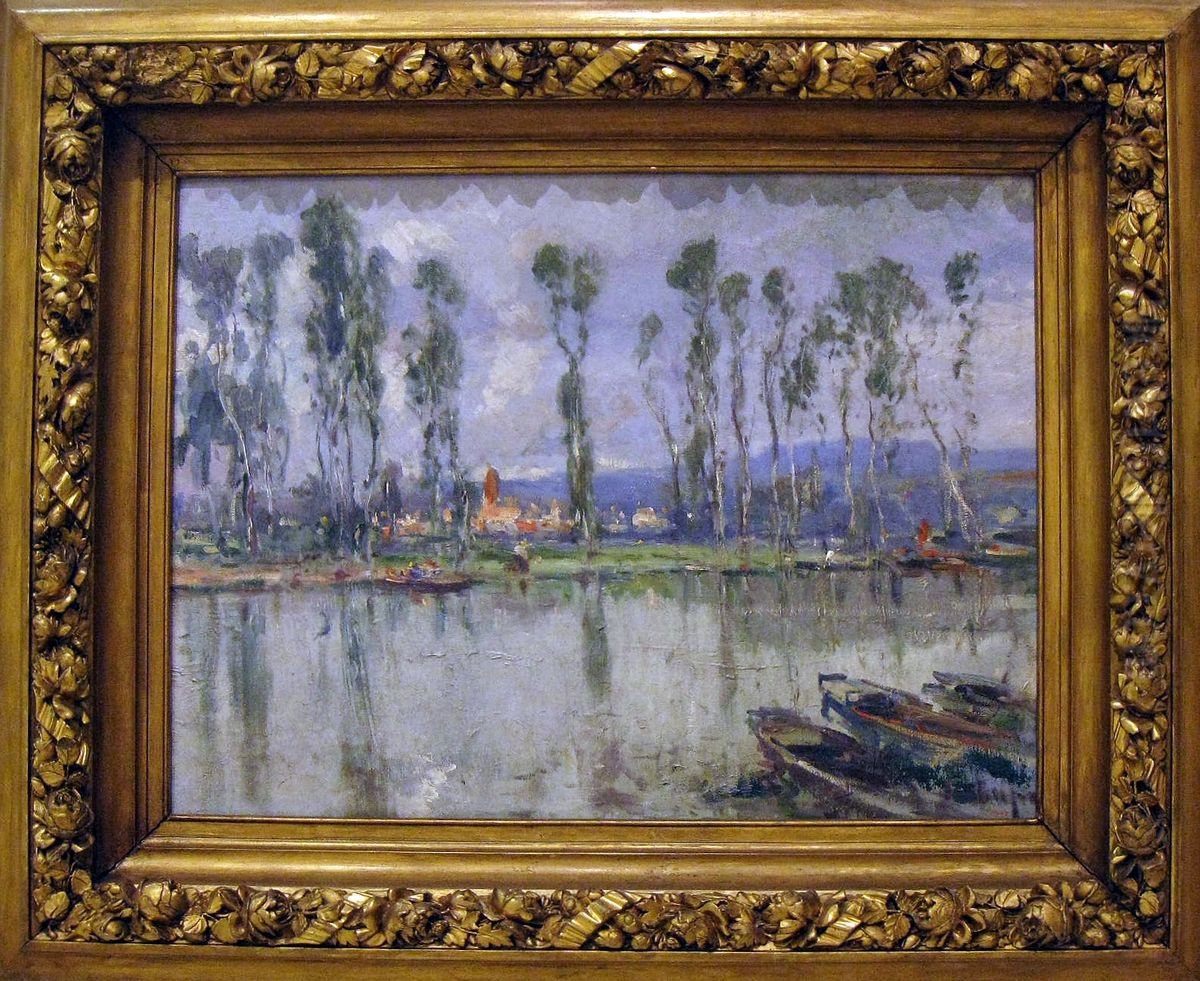 The Marne Oil Painting by Eliseo Meifren y Roig
